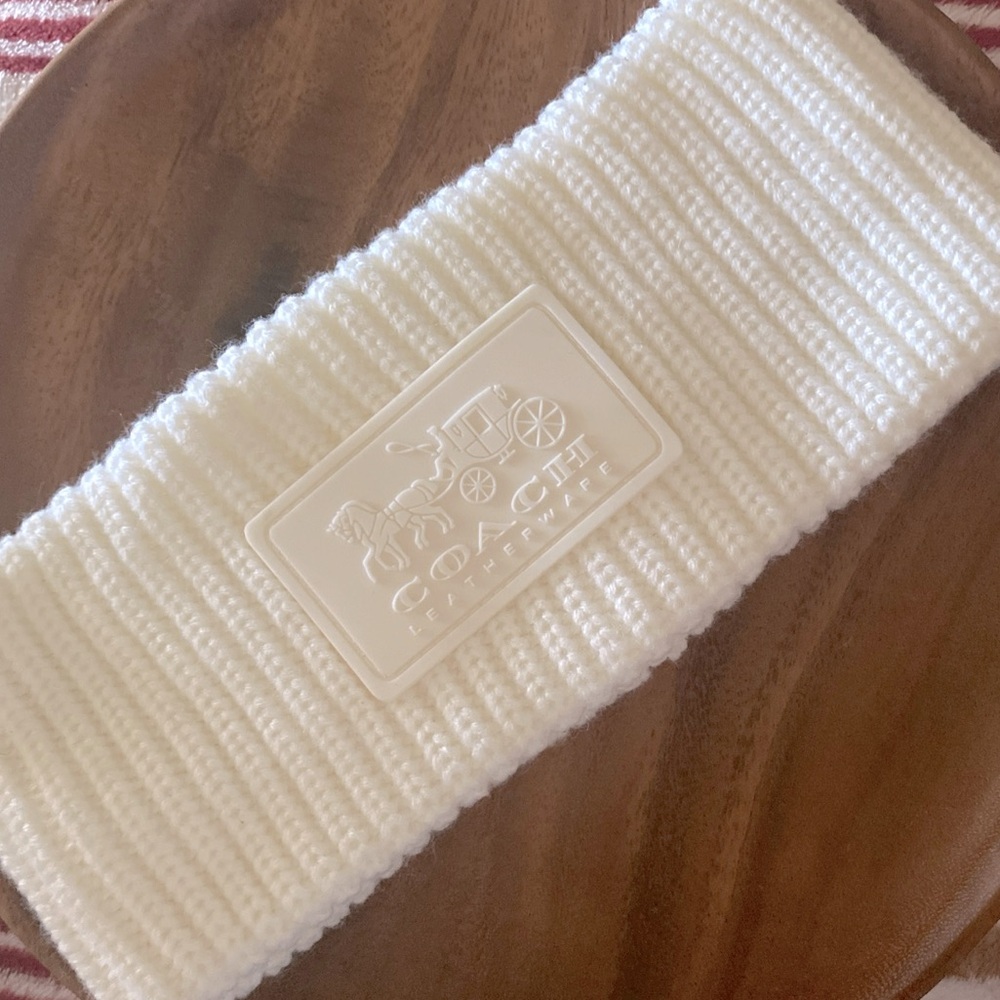 Coach Knit Head Warmer/Head Band
